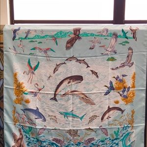 HERMÈS SCARF (THE SEA NAUTICAL FISH) NEW!!!!